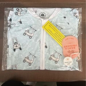 Brand new in bag, shortie romper size 3-6! From boutique Remi and friends
